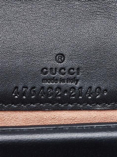 gucci marmont mini serial number|gucci luggage serial number.